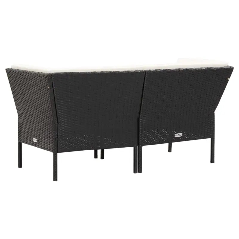 Poly rattan tuinset met levering bevat en brede zitting voor gezellige lounges - Tuinsets
