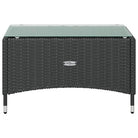 Poly rattan tuinset met ruime zittingsdiepte en breedte voor ontspanning - Tuinsets