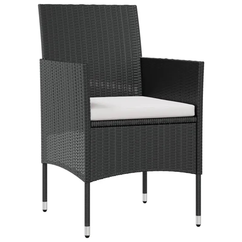 Poly rattan tuinset met ruime zittingsdiepte en breedte voor ontspanning - Tuinsets