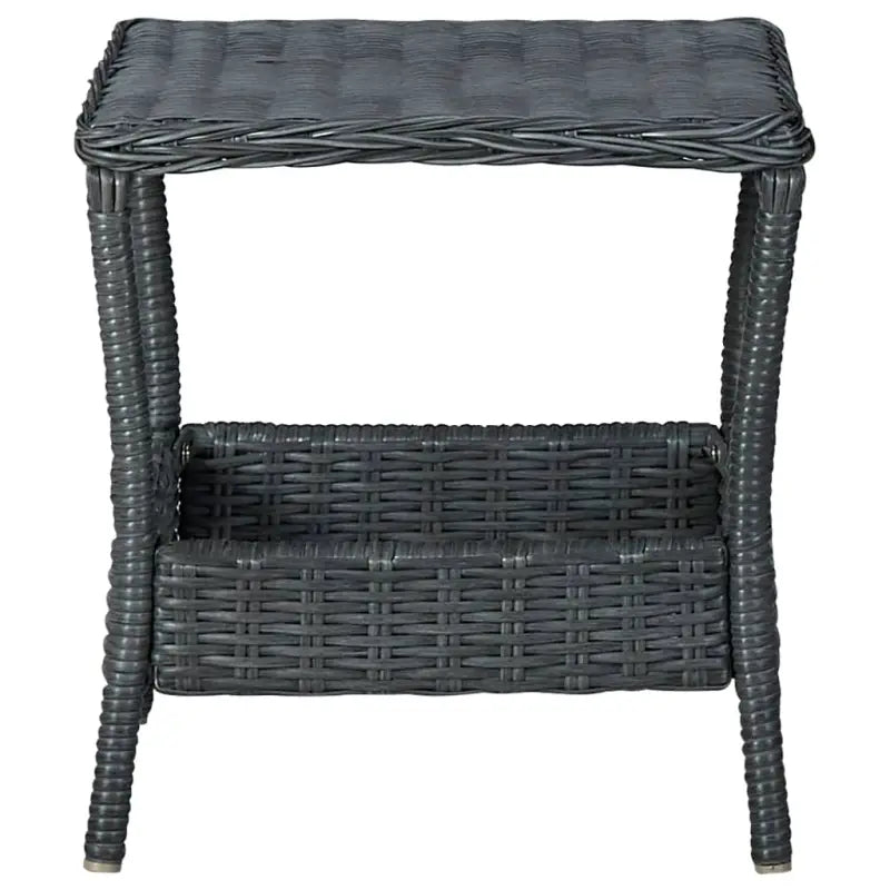 Poly Rattan Tuinset voor buiten met comfortabele stoelen en tafel - Tuinsets