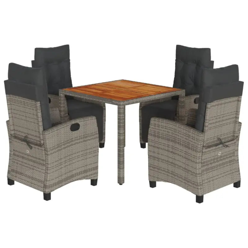 Poly rattan tuinset voor een eenvoudige schoon en comfortabele zitervaring - Tuinsets