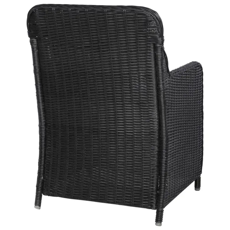 Poly rattan tuinstoelen met gepoedercoat staal levering bevat - Tuinstoelen