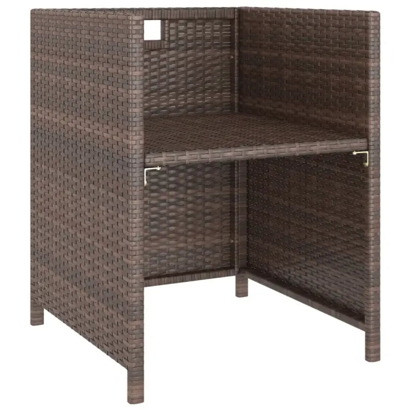 Rattan Tuinset met Glazen Tafelblad en Levering Bevat - Tuinsets