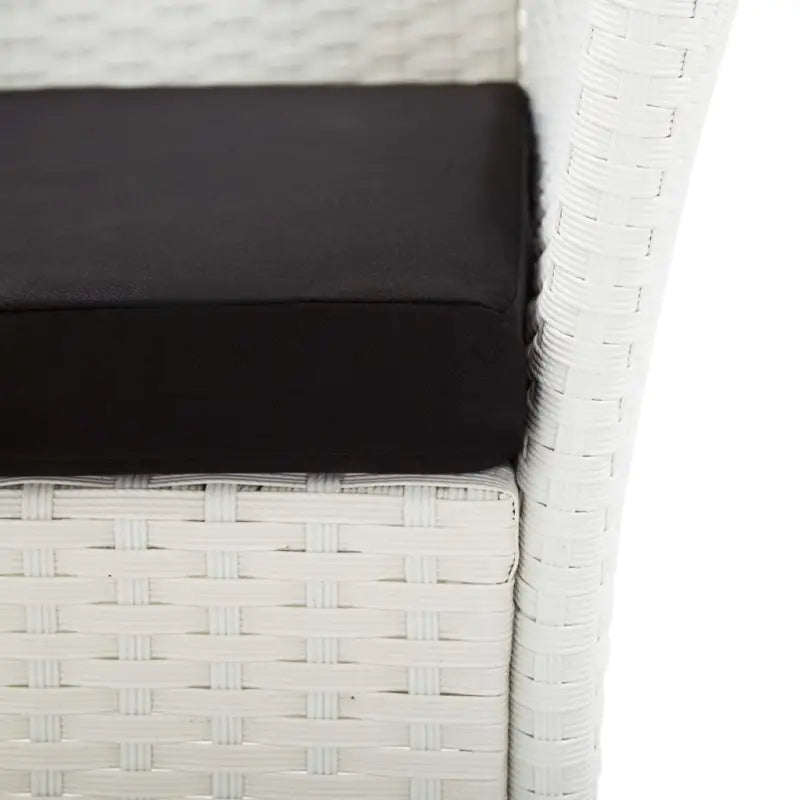 Rattan tuinset met massief acaciahout voor buiten dineren en relaxen - Tuinsets