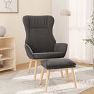 Relaxfauteuil met massief rubberwood voor ultiem comfort - Donkergrijs / 1 / Met voetensteun - Fauteuils &