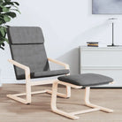 Relaxstoel met massief berkenhout en duurzame stof voor ultiem comfort - Fauteuils & Relaxfauteuils