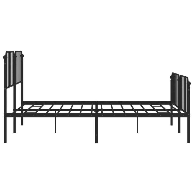 Robuust metalen bedframe met tijdloos design en extra opbergruimte - Bedden & bedframes