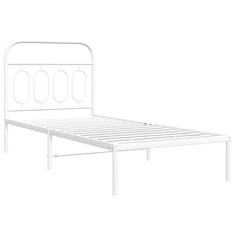 Robuust metalen latten bedframe met elegant design en extra opbergruimte - Bedden & bedframes
