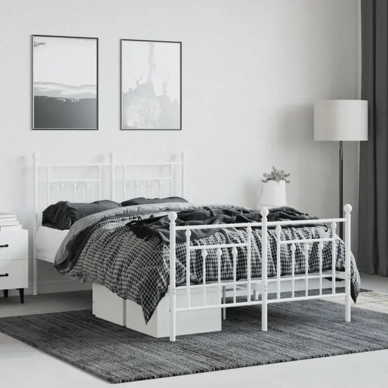 Robuust metalen latten bedframe met extra opbergruimte - Bedden & bedframes
