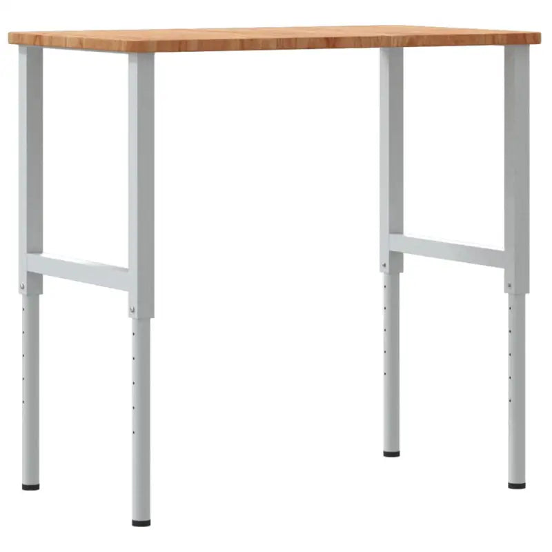 Robuuste werkbank met massief eikenhout en groot werkgebied - Werkbanken