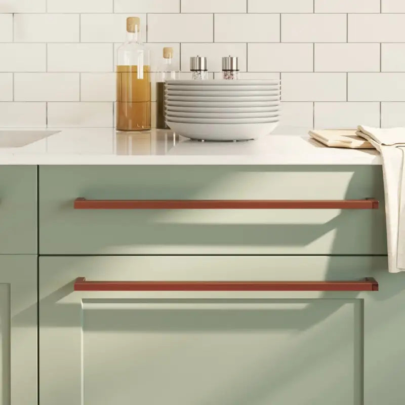 Roestvrijstalen kastknoppen en grepen met modern ontwerp - Brons / 480 mm / 20 - Kastknoppen en kastgrepen