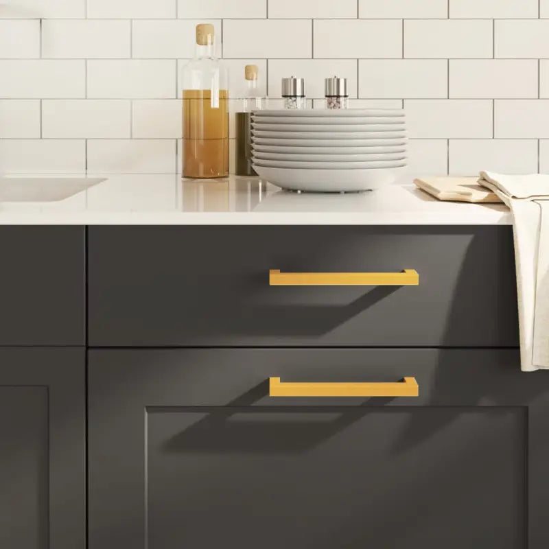 Roestvrijstalen kastknoppen en grepen met modern ontwerp - Goud / 160 mm / 20 - Kastknoppen en kastgrepen