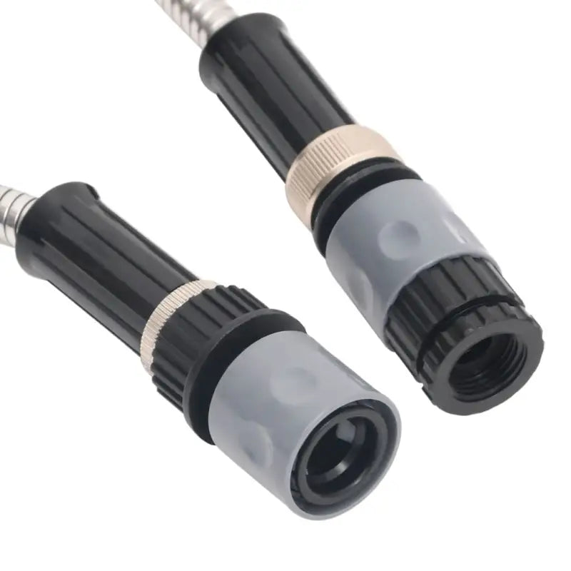 Roestvrijstalen tuinslang met sproeikop voor gemakkelijk water geven - Tuinslangen