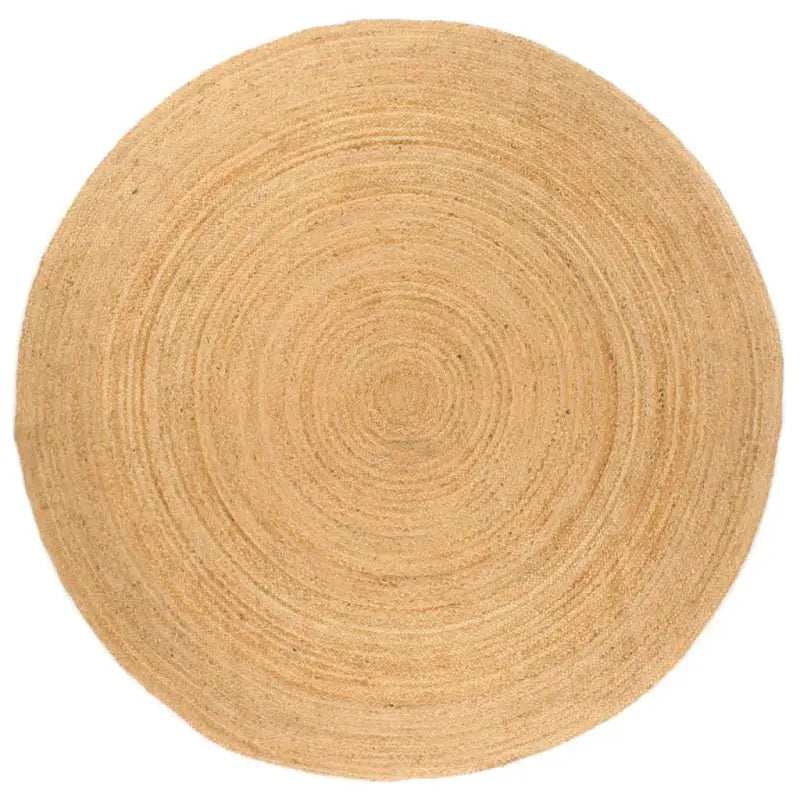Rond vloerkleed van gevlochten jute met aantrekkelijke textuur - 180 cm / without hollow - Vloerkleden