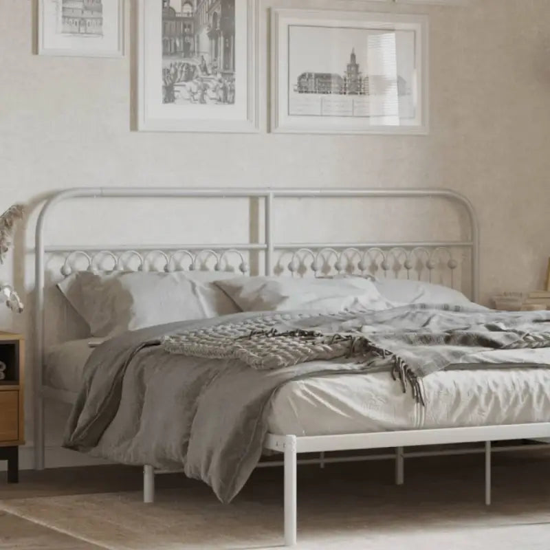 Ronde buizen voor hoofdborden en voetborden met trendy ontwerp - Wit / 180 cm / 1 - Hoofdborden en voetborden