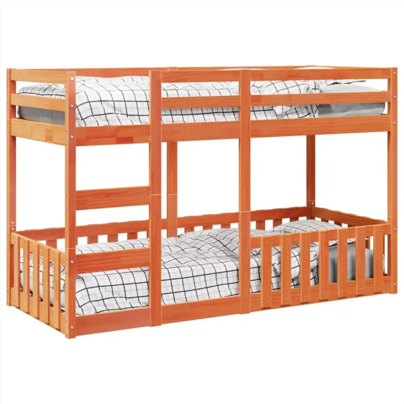 Ruimtebesparend stapelbedframe van massief grenenhout voor meerdere kinderen - Bedden & bedframes