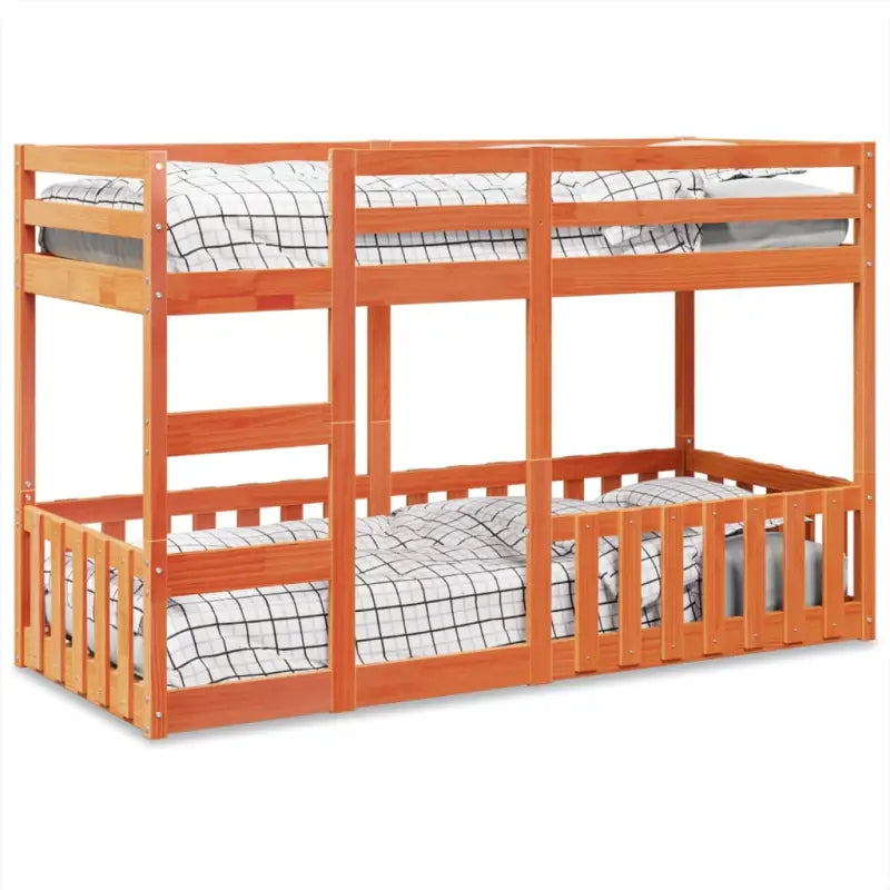 Ruimtebesparend stapelbedframe van massief grenenhout voor meerdere kinderen - Bedden & bedframes