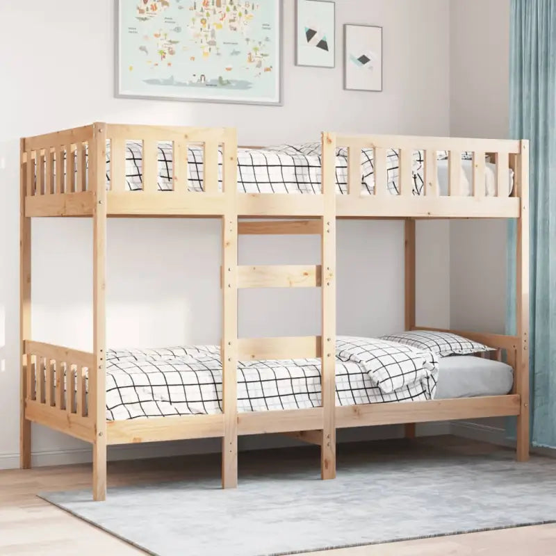 Ruimtebesparende stapelbedframe in massief grenenhout voor meerdere kinderen - Bedden & bedframes