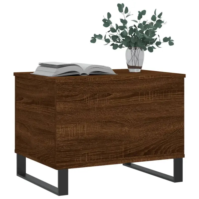 Salontafel bewerkt hout metalen poten met lift-top functionaliteit - Salontafels