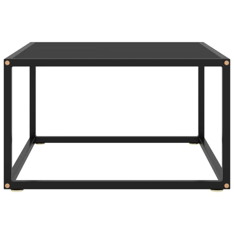 Salontafel met gehard glas en gepoedercoat staal voor moderne woonkamers - Salontafels