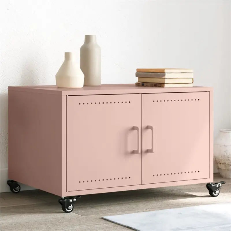 Salontafel met stabiel koudgewalst staal frame en trendy design - Roze / 1 - Salontafels
