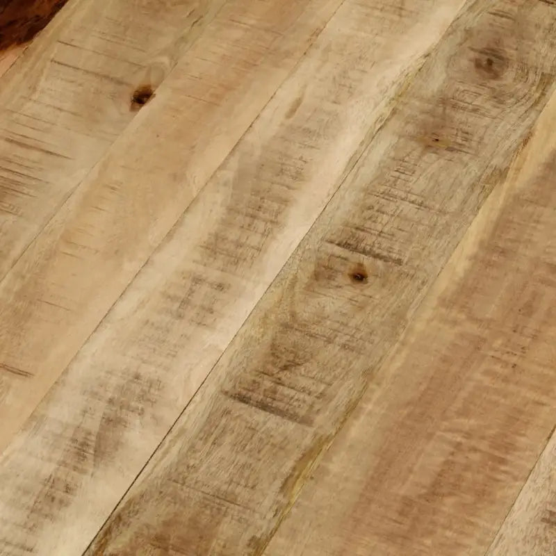 Salontafel van massief ruw mangohout in industriële stijl - Salontafels