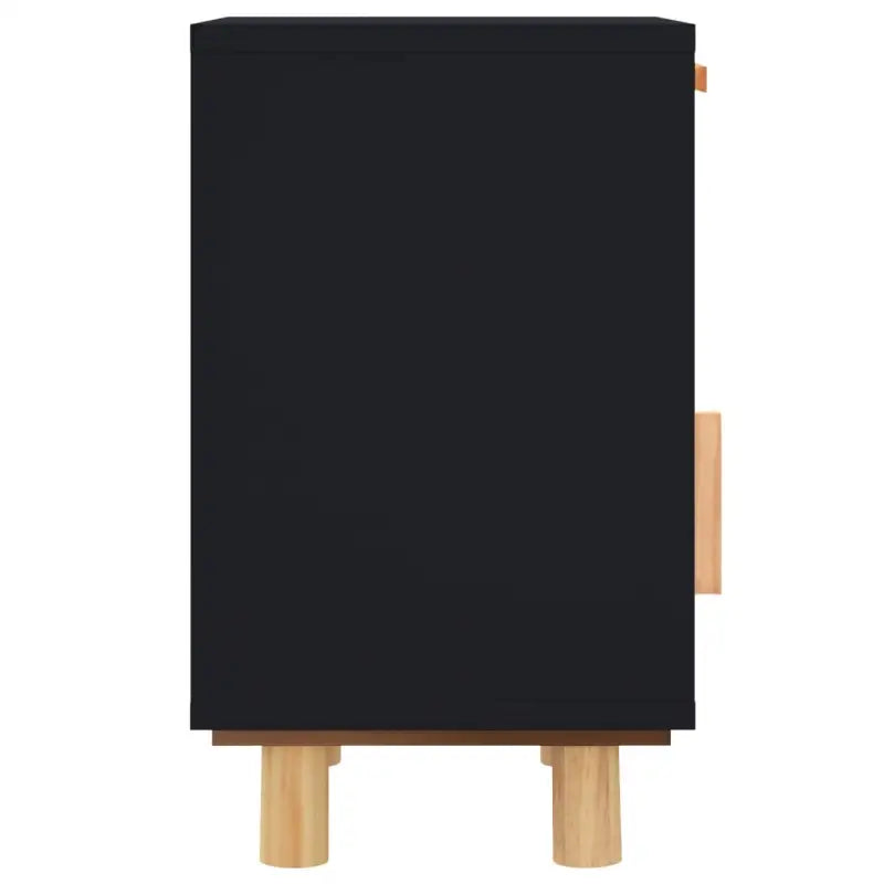 Scandinavisch nachtkastje van massief grenenhout met stevig blad - Nachtkastjes