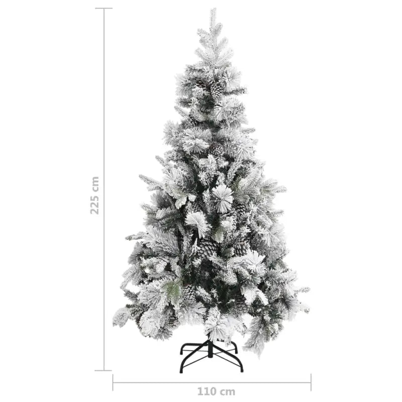 Scharnierende Kerstboom met PVC en PE takken - Kerstbomen
