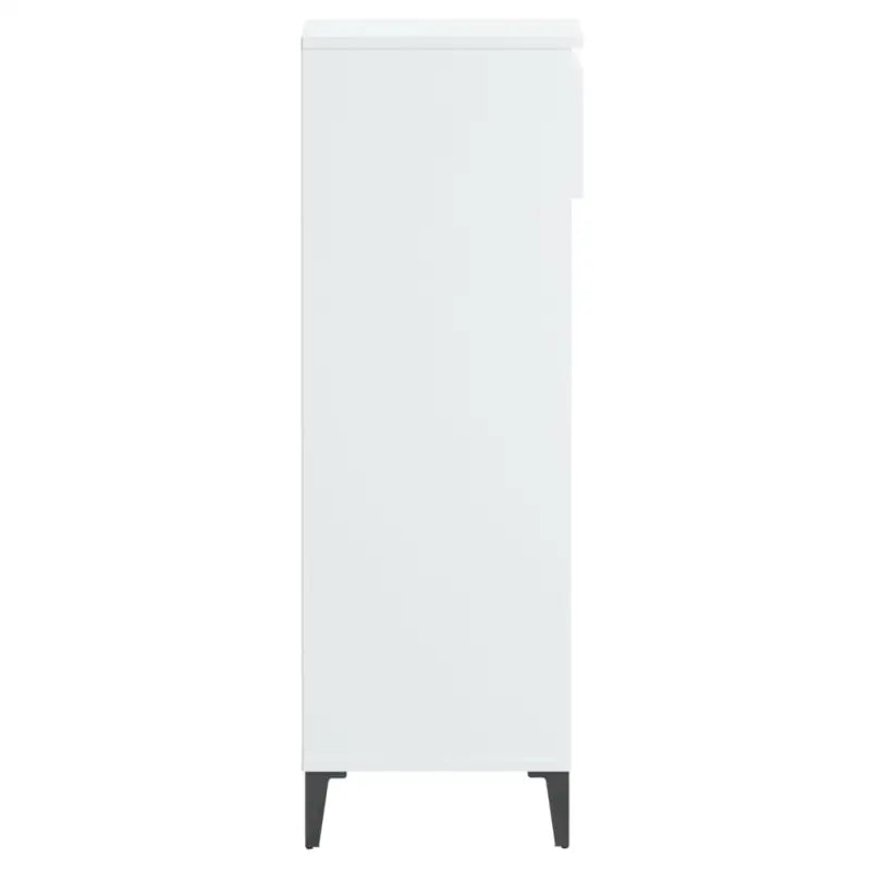 Schoenenrek in hoogglans wit van bewerkt hout voor schoenen geordend - Hoogglans wit / 1 - Schoenenrekken