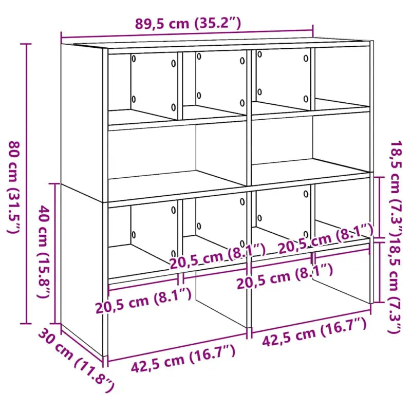 Schoenenrekken met twee montagemogelijkheden van bewerkt hout - Kledingrekken & kastinrichting