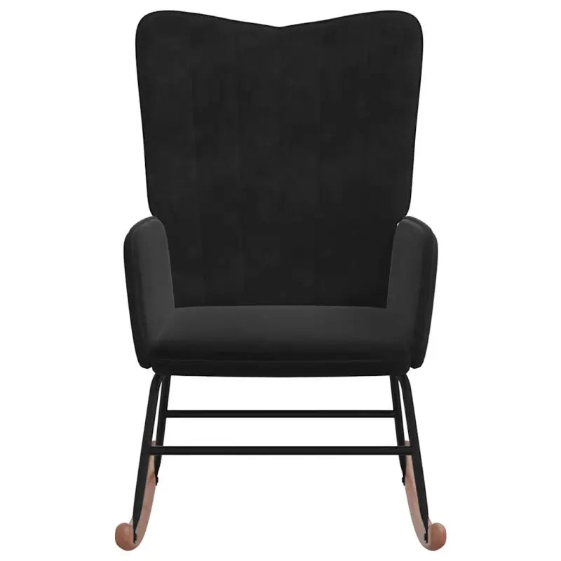 Schommelstoel met fluweel en comfortabel zitcomfort - Schommelstoelen