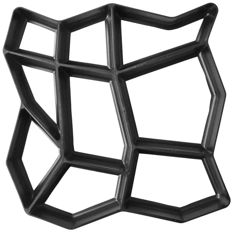 Set van twee tuinpadmallen voor zelf maken van decoratieve paden - 42 x 42 x 4 cm / 1 - Lijstwerk