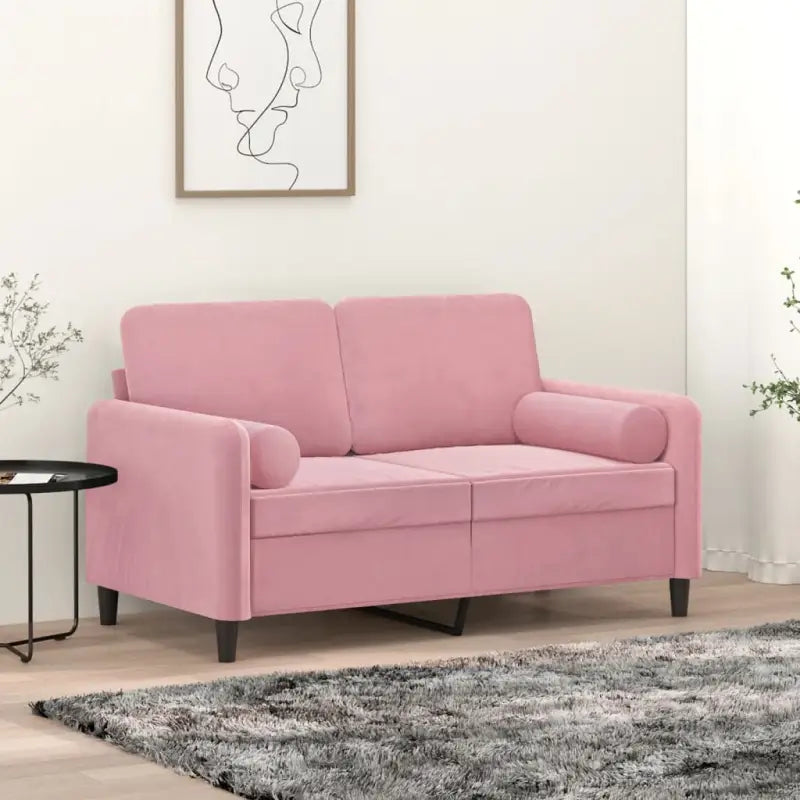 Sierkussens van fluweel voor een comfortabele en stijlvolle inrichting - Roze / 1 - Sierkussens