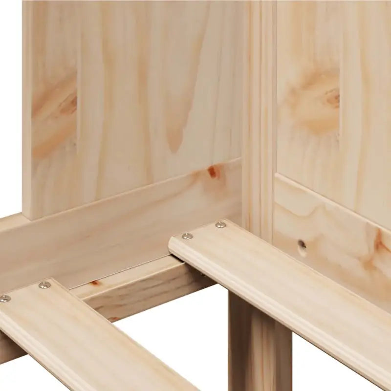 Slaapbank met lades van massief grenenhout met rustieke charme - Naturel / 90 x 200 cm - Bedden & bedframes