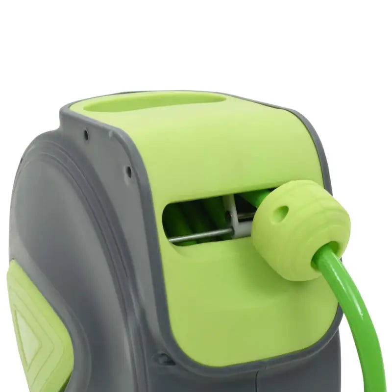 Slanghaspel met groene ring en BSP NPT aansluiting voor tuin en reiniging - Slanghaspels