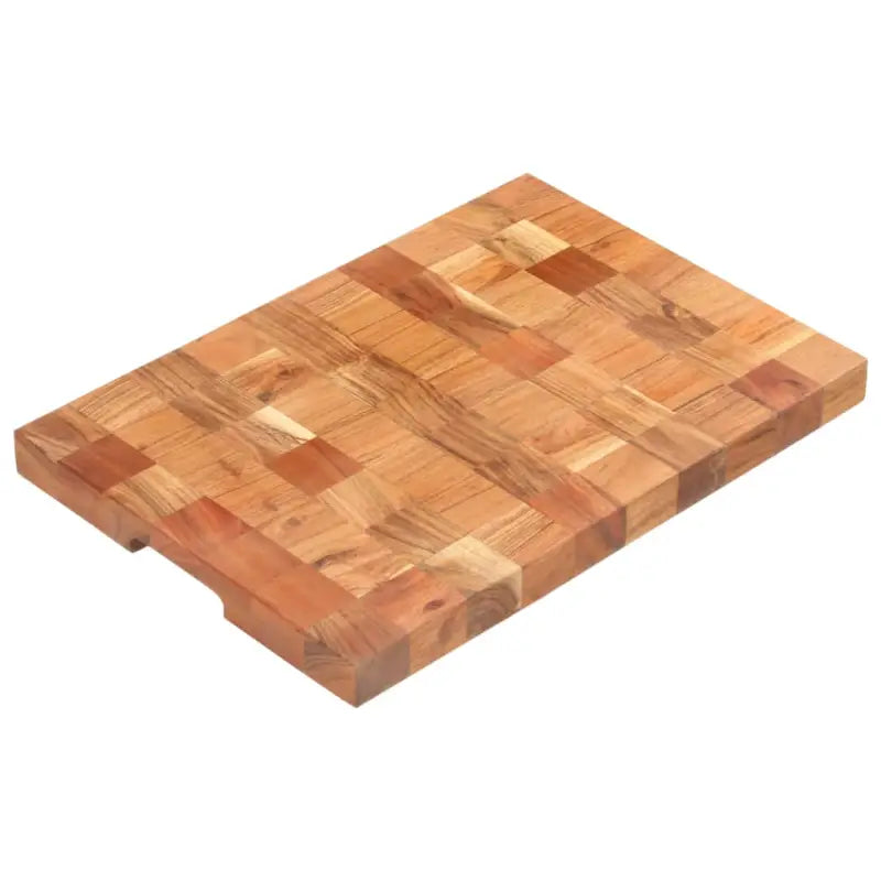 Snijplank van massief acaciahout voor professioneel gebruik - 50 x 34 x 3.8 cm - Snijplanken