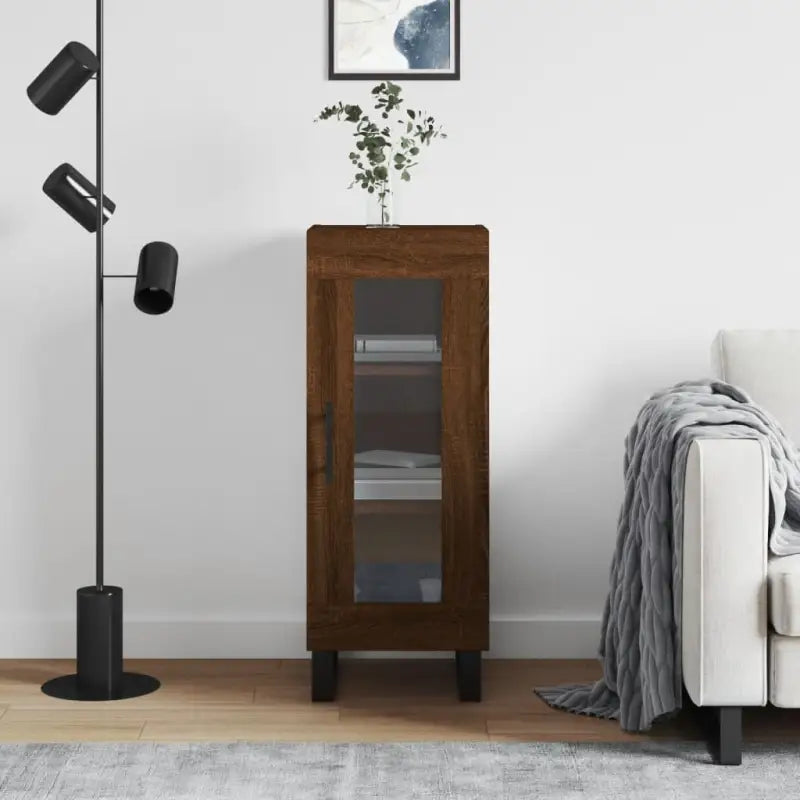 Sonoma Eiken Dressoir in Bewerkt Hout met Tijdloze Look - bruin eikenkleur / 1 - Dressoirs & buffetkasten