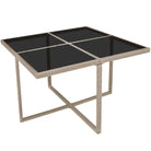 Stalen frame tuinset met afmetingen kruk voor stijlvolle buiteneetplek - Tuinsets