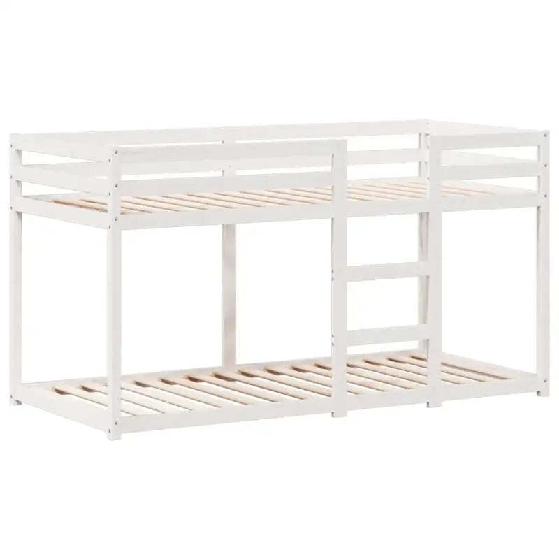 Stapelbed met bedhuis in massief grenenhout en open zijdeur - Bedden & bedframes