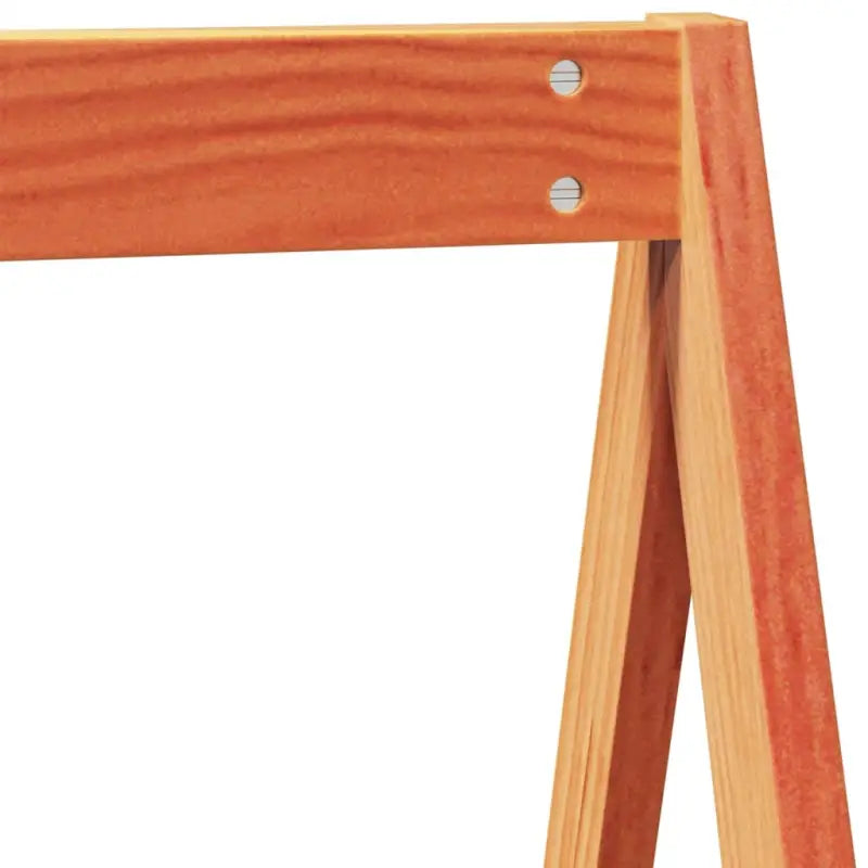 Stapelbed met bedhuis van massief grenenhout en open zijdeur - Bedden & bedframes