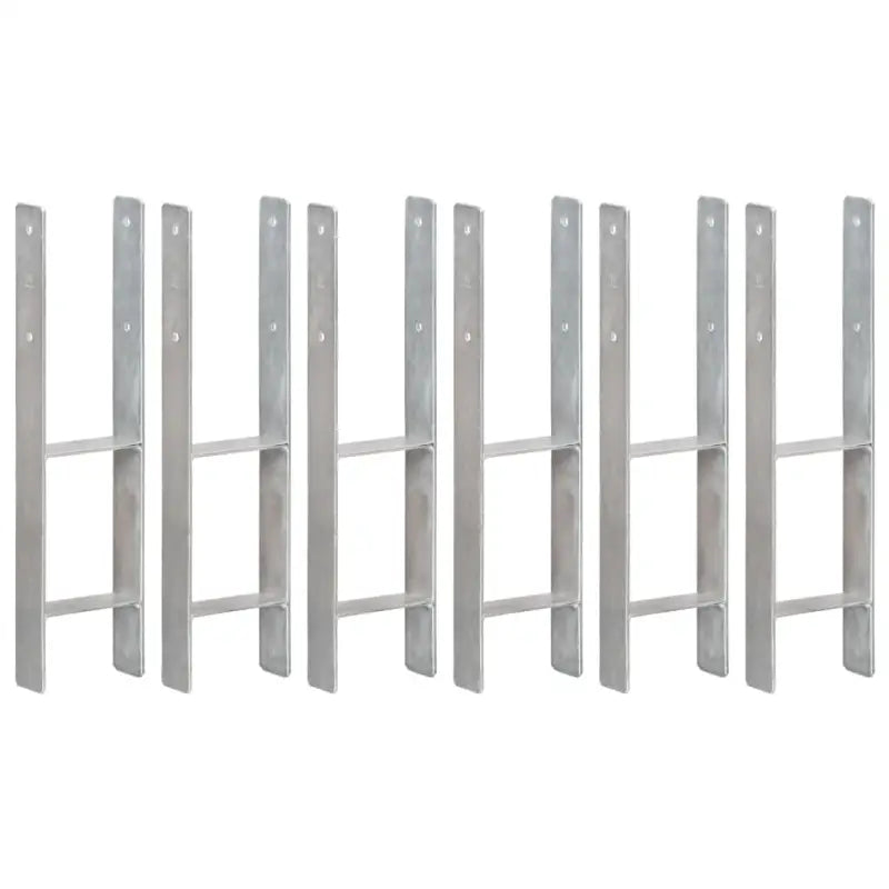 Stevige constructie grondankerset met voorgeboorde gaten voor buitengebruik - 14 x 6 x 60 cm / 6 - Grondankers