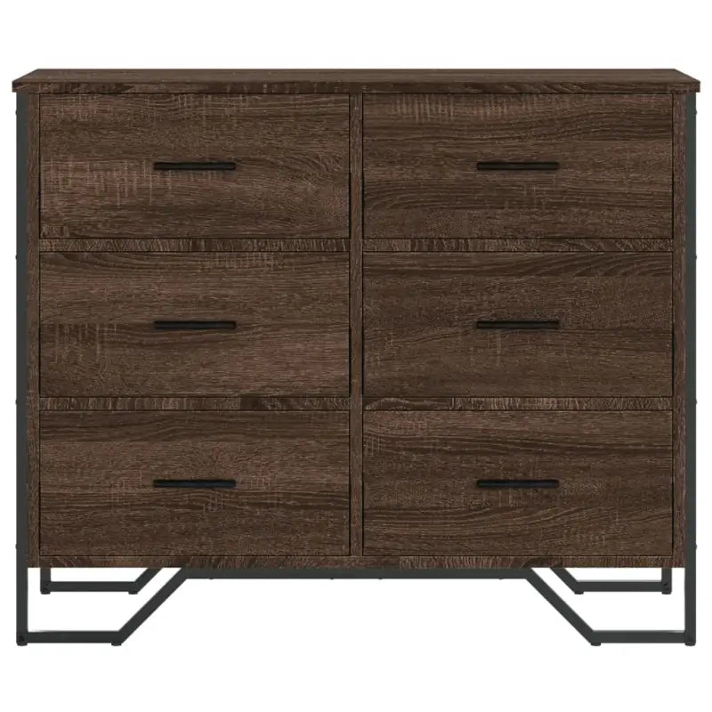 Stevige ladekast met bewerkt hout en tijdloze uitstraling - Commodes & ladekasten