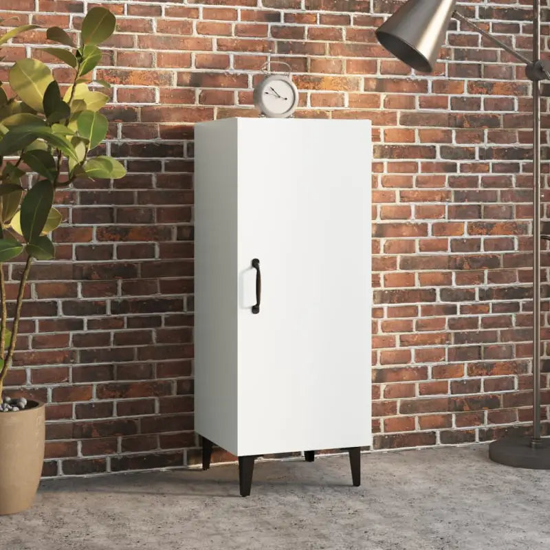 Stijlvolle dressoir met bewerkt hout voor praktische opslag - Wit / 1 - Dressoirs & buffetkasten