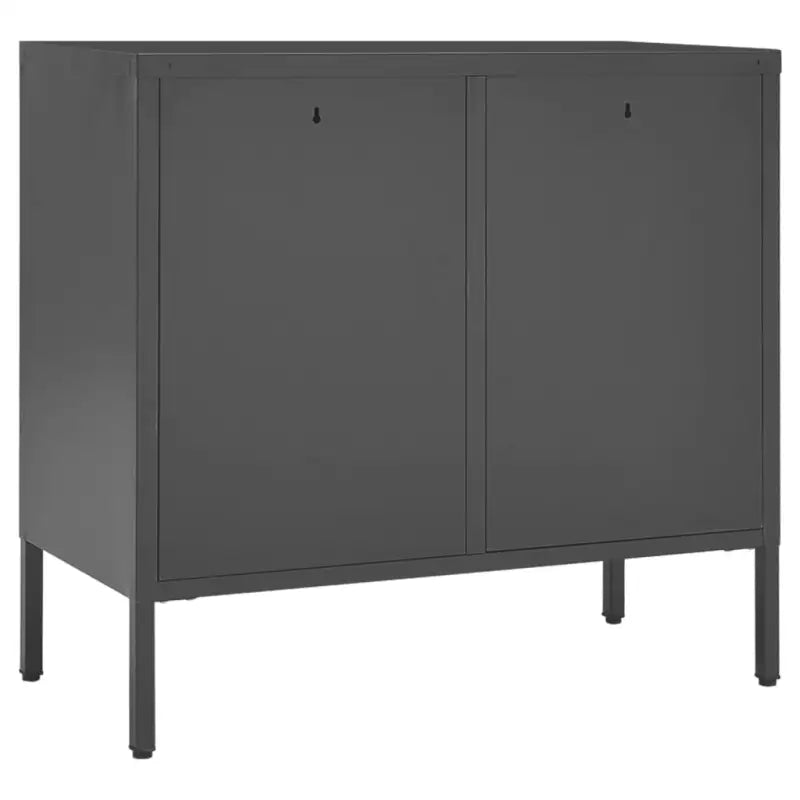 Stijlvolle dressoir met gehard glas en verstelbare schappen - Dressoirs & buffetkasten