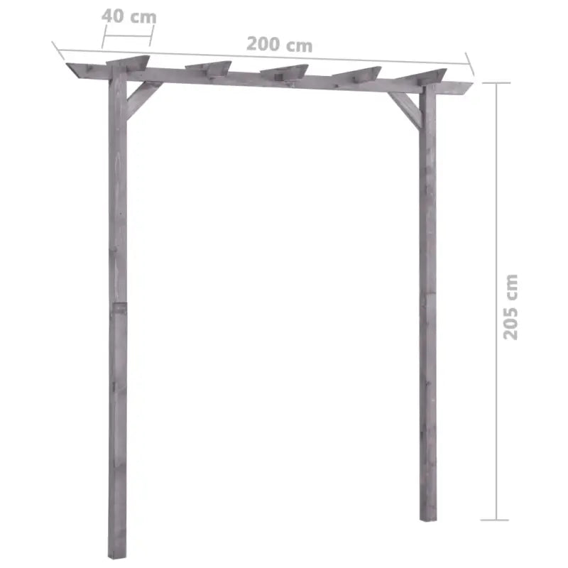 Stijlvolle houten pergola van geïmpregneerd grenenhout voor tuin en terras - Tuinbogen latwerk & pergola’s