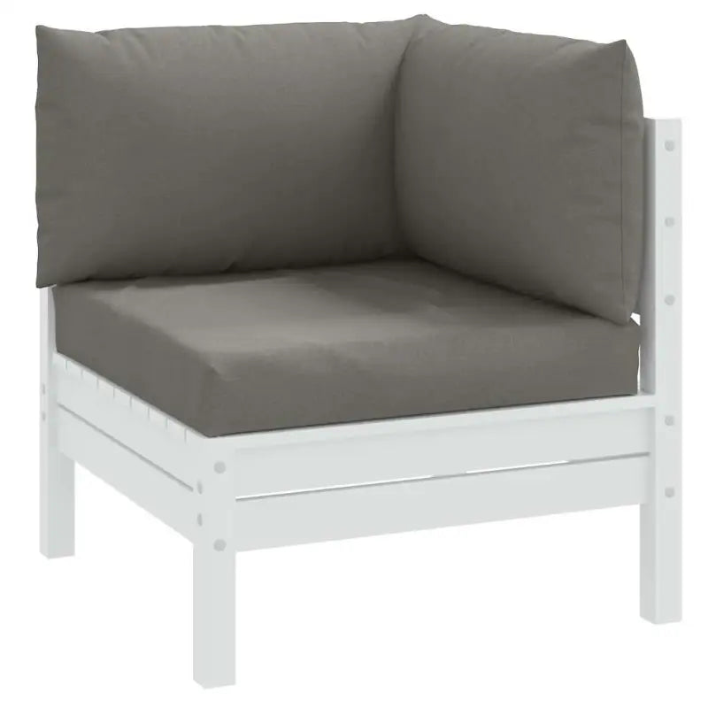 Stoelkussens met holle vezel voor een frisse uitstraling in je buitenruimte - Donkergrijs / 1 / Hoekbank - Stoelkussens