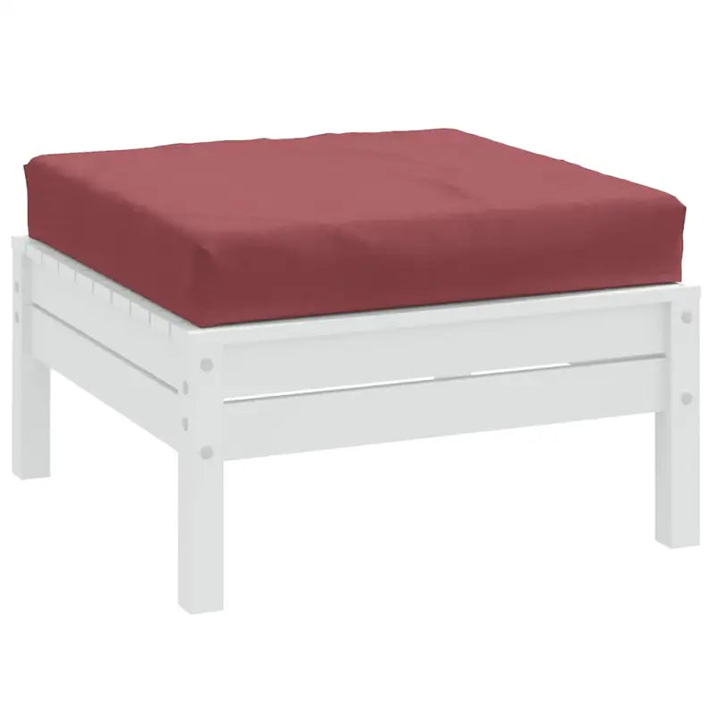 Stoelkussens met holle vezel voor een frisse uitstraling in je buitenruimte - Wijnrood / 1 / Voetensteun - Stoelkussens