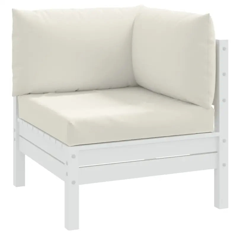 Stoelkussens met holle vezel voor een frisse uitstraling in je buitenruimte - Crème / 1 / Hoekbank - Stoelkussens