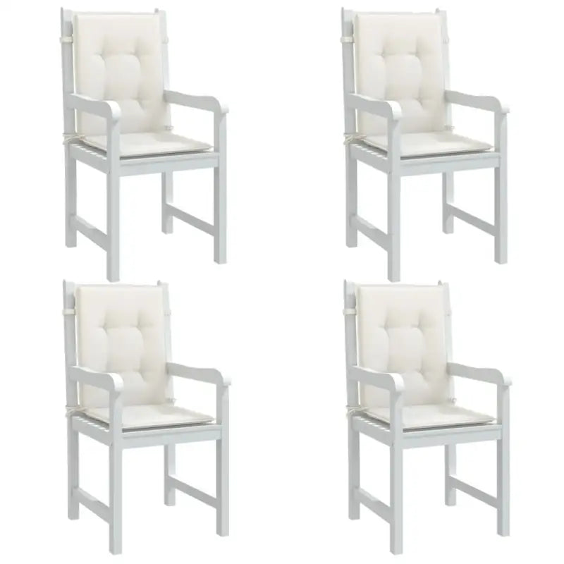 Stoelkussens met lage rug voor een frisse uitstraling en oorspronkelijke vorm - Stoelkussens