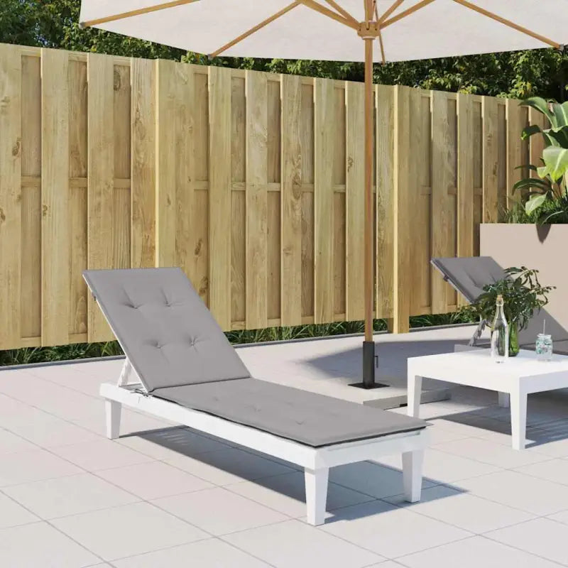 Stoelkussens met oxford stof voor een frisse uitstraling in je buitenruimte - Grijs / 1 - Stoelkussens